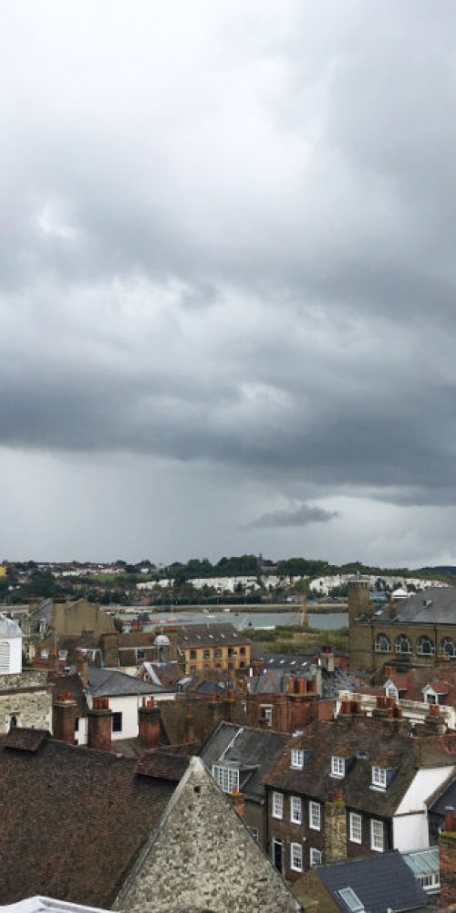Rochester Cathedral roof top 1